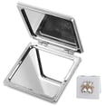 thumbnail image 1 of HLONK Purses Mirror for Purse Purse Mirror Compact Portable Mirror Carry White Pu Glass Lovers, 1 of 6