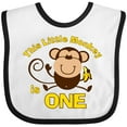 thumbnail image 3 of Inktastic Little Monkey 1st Birthday Boy Boys or Girls Baby Bib, 3 of 4
