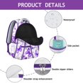thumbnail image 3 of Butterflies Print Backpack for Student Colorful Floral Pattern Cute Tropical Aesthetic Bookbag for Butterfly Lovers Artistic Design, 3 of 5