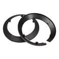 thumbnail image 4 of Uxcell 114mm Black PP Escutcheon Water Pipe Cover Decoration 2 Pack, 4 of 6