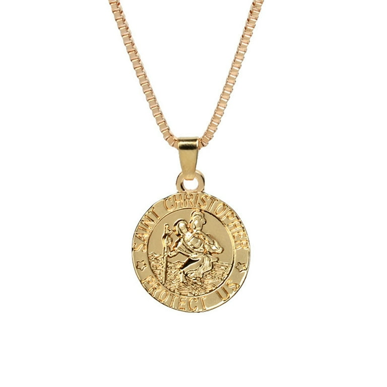 St christopher necklace walmart sale