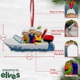 thumbnail image 4 of Personalized Family Christmas Ornament 2024 - Family of 3 Ornament Sailboat Ornament Christmas Family Vacation Cruise Ship Ornament Yacht Ornament Beachy Christmas Ornaments by Elves, 4 of 8