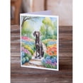 thumbnail image 2 of Weimaraner Spring Path Greeting Cards Pack of 8 7 in x 5 in, 2 of 3