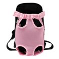 thumbnail image 1 of Portador portátil para perros y gatos para exteriores, mochila frontal transpirable con patas hacia afuera, bolsa de viaje (rosa-xl), 1 of 2