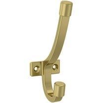 Franklin Brass B48023k-C Modern Angled 1-9/16" Wide Coat And Hat Hook - Gold