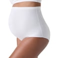 thumbnail image 6 of Ingrid & Isabel For Every Belly Women's Maternity Cotton Jersey High Waisted Brief Panties, 3-Pack, Sizes XS-4XL, 6 of 11