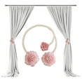 thumbnail image 5 of Vintage Floral Curtain Tiebacks | Flexible Branch Design Curtain Buckle | Elegant Rustic Curtain Punching Accessories for Living Room Decor, 5 of 6
