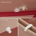 thumbnail image 6 of 150L Pink Portable Foldable Bathtub 38.19*18.5in for Homes, Apartments, Hotels, 6 of 16