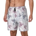 thumbnail image 2 of Fotbe Lilies Flowers Men’s Swim Trunks Quick Dry Swim Shorts Board Shorts with Mesh Lining-Small, 2 of 9