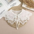 thumbnail image 2 of CAILDANL Lace Fake Collar Detachable Blouse Collar Little Shawl Top Decorative Collar for Women Girls, 2 of 4