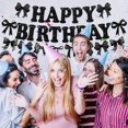 thumbnail image 4 of Cartel de cumpleaños RICHHHA con purpurina, lazo negro, decoración para fiestas, 4 of 8