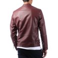 thumbnail image 6 of Ma Croix Mens Classic Motorcycle Winter Biker PU Leather Jacket S-XL, 6 of 6