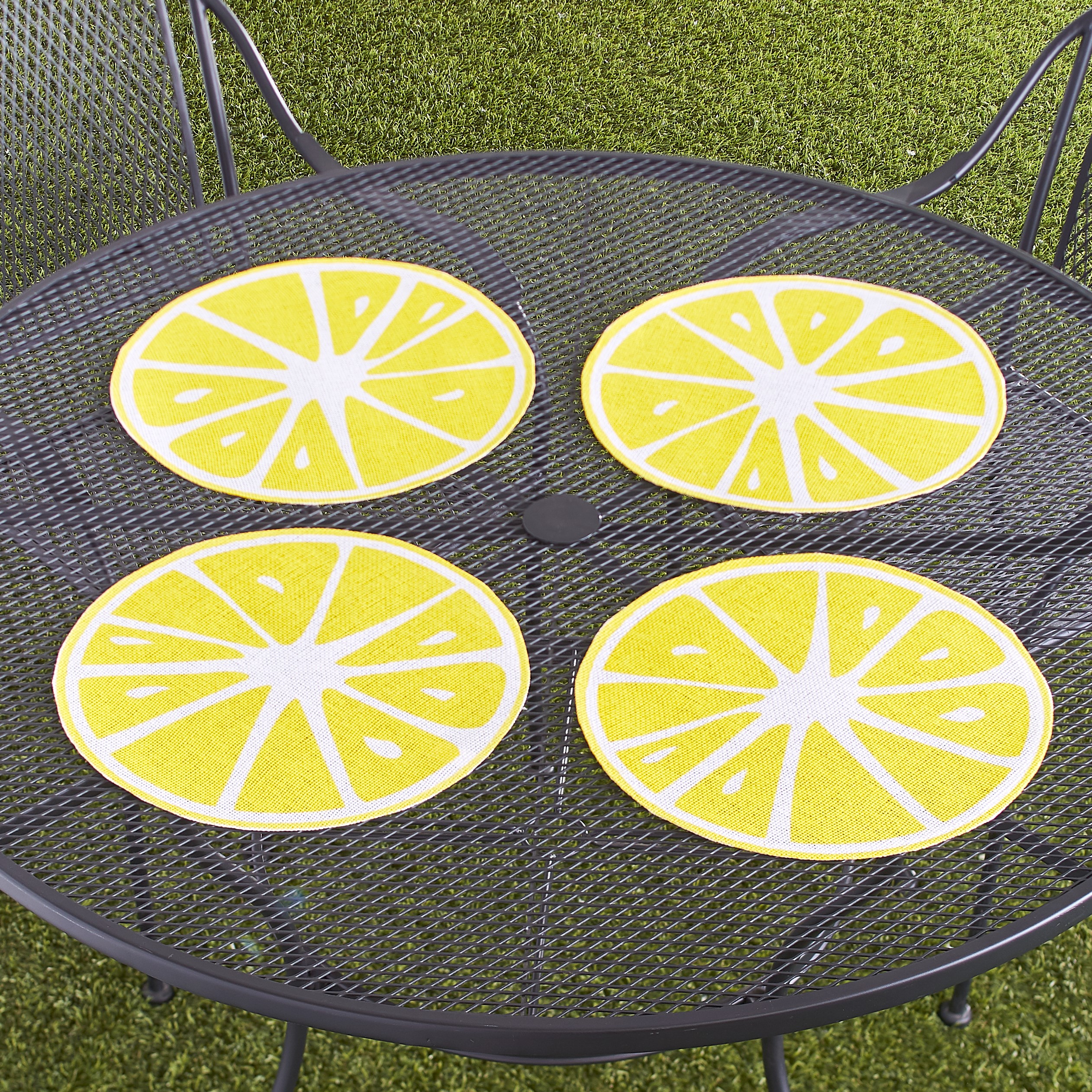 Set of 4 Summertime Fruit Themed Table Place Mats