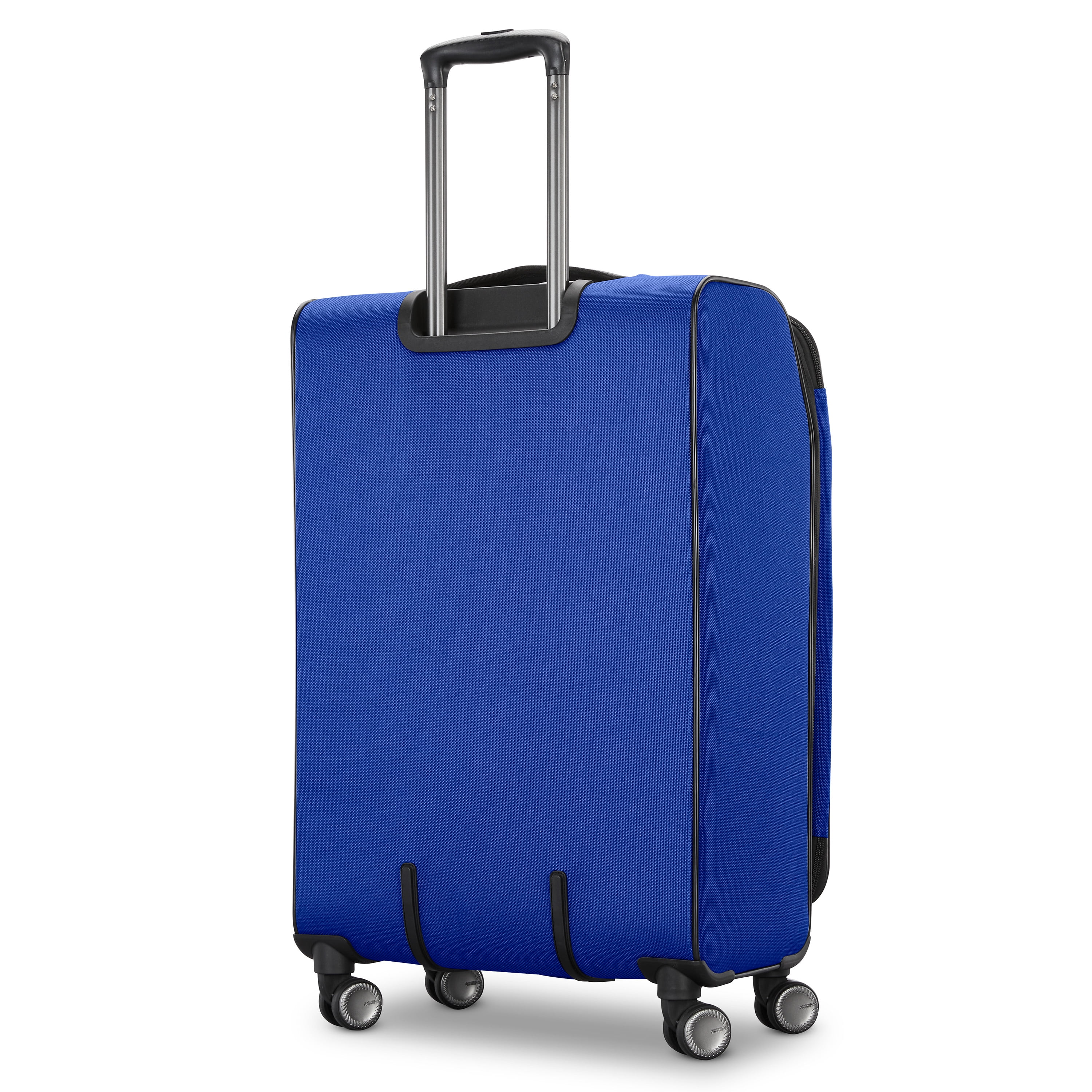 American Tourister Dash XLT Softside Medium Checked Luggage with Spinner Wheels Single Piece - Sapphire Blue