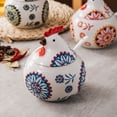 thumbnail image 4 of Qeeadeea/Cock Shape,Sugar Bowl With Lid, Colorful Hand-painted Storage Jar, Porcelain Sugar Pot, Salt Pot, For Coffee Bar, Restaurant-green-350ml/12.3oz, 4 of 5