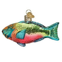 Old World Christmas Parrotfish Hanging Ornament, 2.25-inch Height, Holiday Decoration