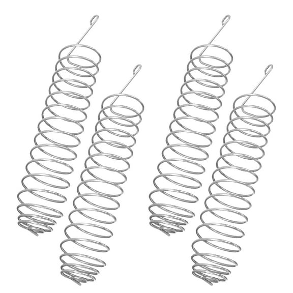 LULULION 4Pcs Wildlife Feeding Squirrel Feeder Silver Stainless Steel For Birds And Wildlife