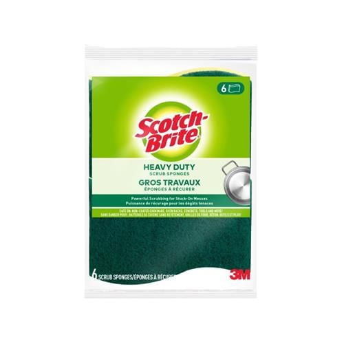 Scotch-Brite??? Heavy-Duty Scrub Sponge Packaging May Vary - Pack of 2