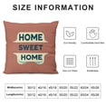 thumbnail image 6 of Heduofu Farmhouse Pillow Covers Set of 2 Leaves Decorations Truck Sweet Home Spring Stripe Pillow Covers, Linen Cushion Case Gifts for Home Decor White, 6 of 6
