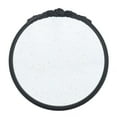 thumbnail image 5 of Hassch Round Mirror, 30" Baroque Style Circle Mirror Vintage Black Wood Frame Wall Mirrors for Vanity, Bathroom or Bedroom, 5 of 9