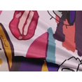 thumbnail image 5 of oneOone Rayon Light Purple Fabric Abstract Comic Face Craft Projects Decor Fabric Printed By The Yard 56 Inch Wide, 5 of 5