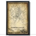 thumbnail image 2 of Campbellsville Vintage Map Prints Canvas, Kentucky Map Art Canvas, Canvas, Campbellsville Map City style vintage Canvas , Canvas Wall Art, Street Map Artwork Canvas, 2 of 6