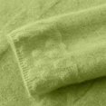 thumbnail image 5 of YEJIMAN Cozy Sweaters for Women Fall V Neck Tops Casual Lightweight Knit Pullover  Sweater Womens Long Sleeve Tops Light Green, 5 of 7