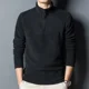 thumbnail image 3 of Sudadera polar de cuello alto para hombre, estilo informal, con media cremallera, capa base para jóvenes, otoño e invierno, 3 of 4