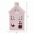 thumbnail image 5 of Ceramic House Tabletop Decoration - Romantic Aesthetic Upgrade, Minimalist Style, Glossy Valentine's Day Display for Mantel, 5 of 5