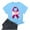 Z9-Blue-pink ribbon tee, variant on Breast Cancer Shirts for Women Pink Ribbon Short Sleeve Crew Neck T-Shirts Inspirational In October Shirt Women Gifts
