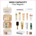 thumbnail image 4 of Neceser TOPEAST, bolsa de maquillaje con iniciales colgantes, color rosa, letra M, 4 of 7