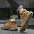 Insulated Rubber Boot Boots Men Zipper Men's New PU Casual Shoes Trend