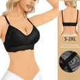 thumbnail image 6 of Admvng Women's Bras Wireless Lace Sheer Mesh Cute Comfort Everyday Bra, 6 of 6