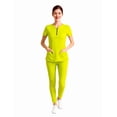 thumbnail image 3 of Scrubs Médicos Mujer | Uniformes para Doctoras y Enfermeras M12 VERDE MANZANA GDE, 3 of 4