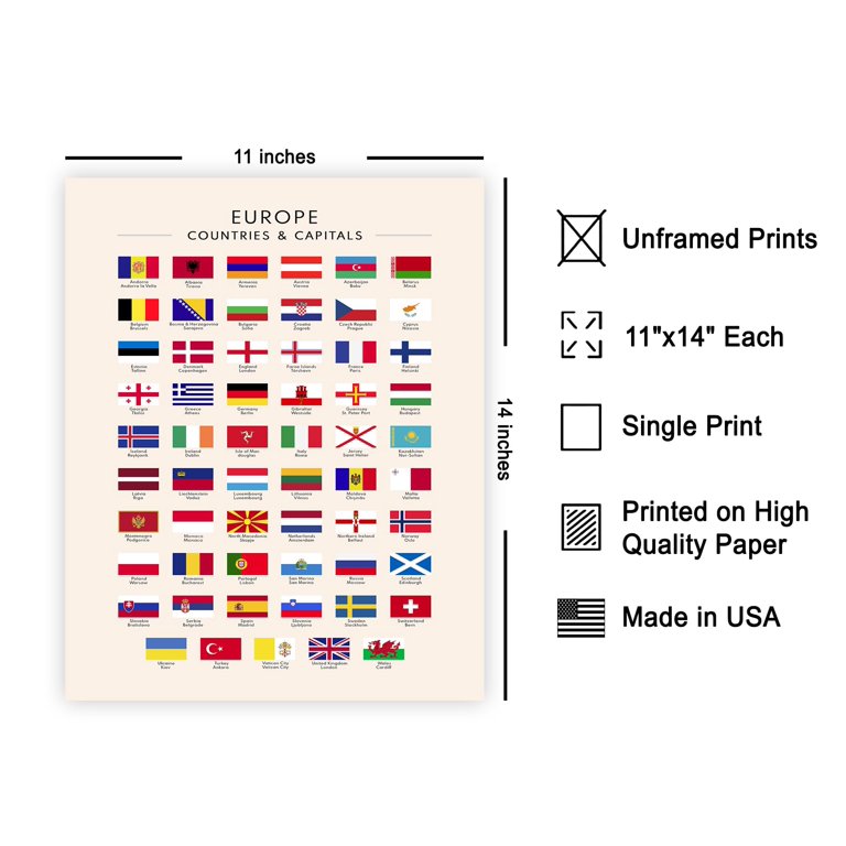 poster-master-flags-of-europe-poster-european-countries-capitals-print-learning-materials-art-gift-for-student-teacher-wall-decor-for-school-classroom-or-library-11x14-unframed-walmart-com for Free Printable Flags Of Europe Poster Master Flags of Europe Poster - European Countries & Capitals Print - Learning Materials Art - Gift for Student & Teacher - Wall Decor for School, Classroom or Library - 11x14 UNFRAMED - Walmart.com for Free Printable Flags Of Europe