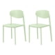 thumbnail image 1 of 2 uds miniatura 1/6 sillas de comedor Micro paisaje muebles comedor vida escena cocina sala de estar decoración paisaje suministros Verde Sunnimix Escritorio de casa de muñecas, 1 of 8