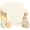 Ivory, variant on 60PCS Clear Gold Dessert Plates, Clear Plastic Plates with Gold Rim 7 Inch, Fancy Disposable Wedding Plate Heavy Duty for Birthday, Wedding & Party