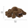 thumbnail image 3 of Spider Plush Toy, 9.8 Inch Soft Realistic Stuffed Animal Spider with Big Eyes, Cute Halloween Simulation Spider Plush, Halloween Christmas Birthday Gift Home Decor, 3 of 5