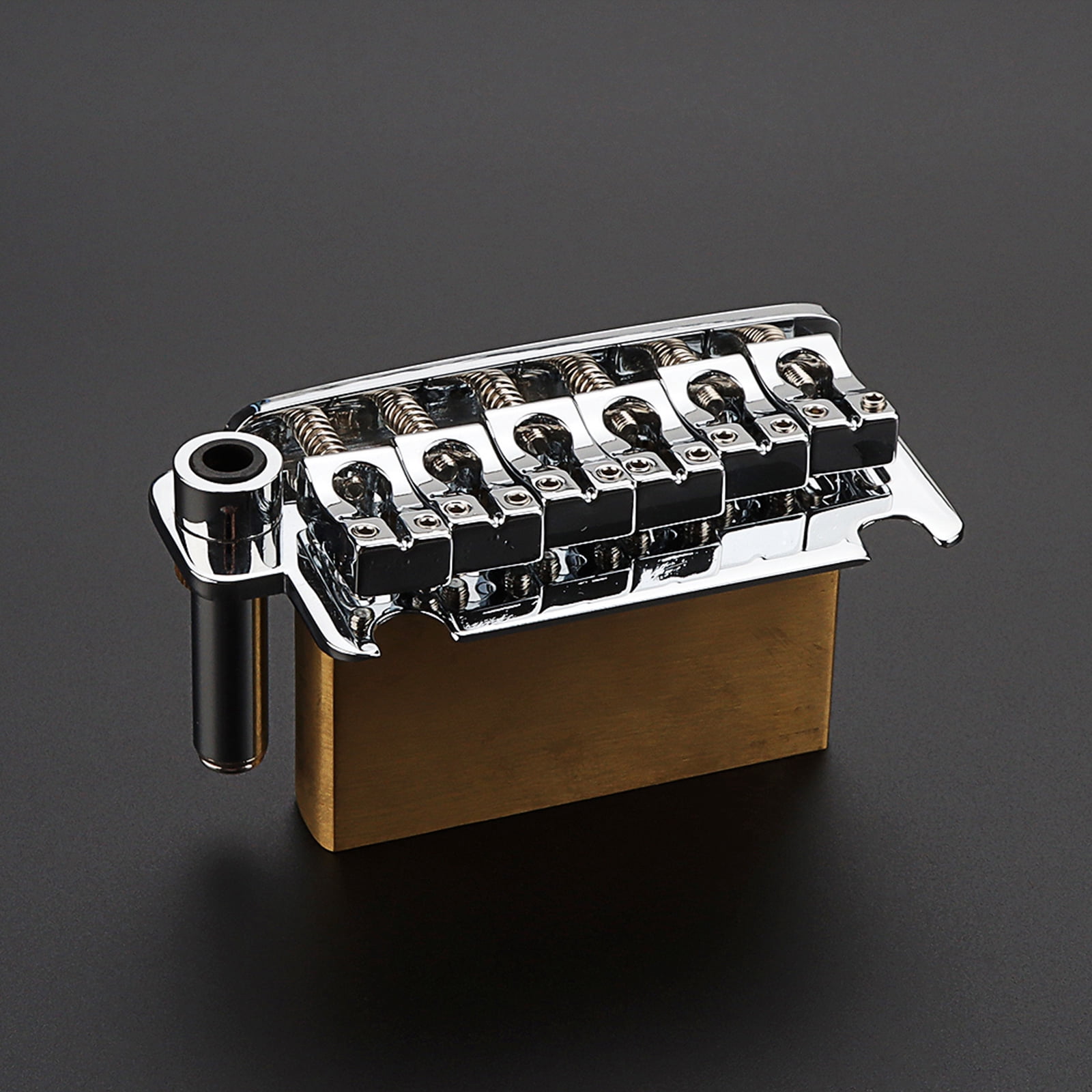 Guitar Tremolo Bridge Replacement 2-Point Electric Guitar Bridge with Solid Brass Block Electric Guitar Accessories