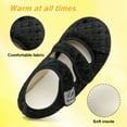 thumbnail image 4 of Men's Fuzzy Fleece Slipper Indoor Outdoor Warm Winter House Shoes, 4 of 6
