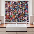 thumbnail image 2 of Ambesonne Quilt Kitchen Curtains, Cultural Floral Bali Tile, 55"x39", Multicolor, 2 of 3