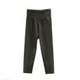 thumbnail image 2 of WOLLED Toddler Girls Pants Kids Thickened High-Waisted Warm Pants Baby Casual Solid Color Leggings Pants,Sized 2-13t, 2 of 8