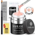 thumbnail image 1 of Kit de gel para uñas Builder SAVILAND Nudes Pink, 30 ml, con 100 formas, 1 of 6