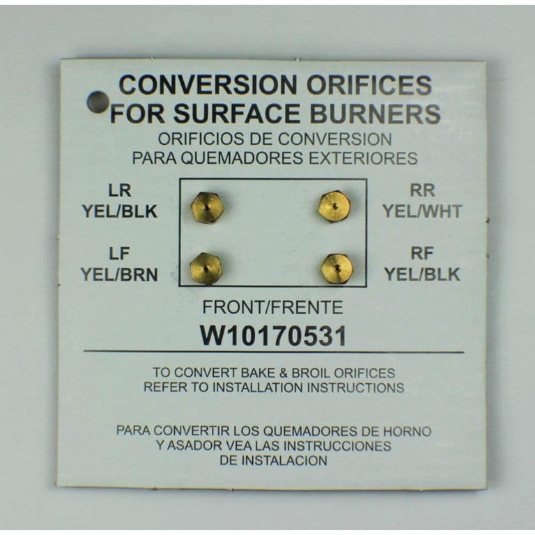 WPW10170531 Whirlpool LP Conversion Kit OEM WPW10170531