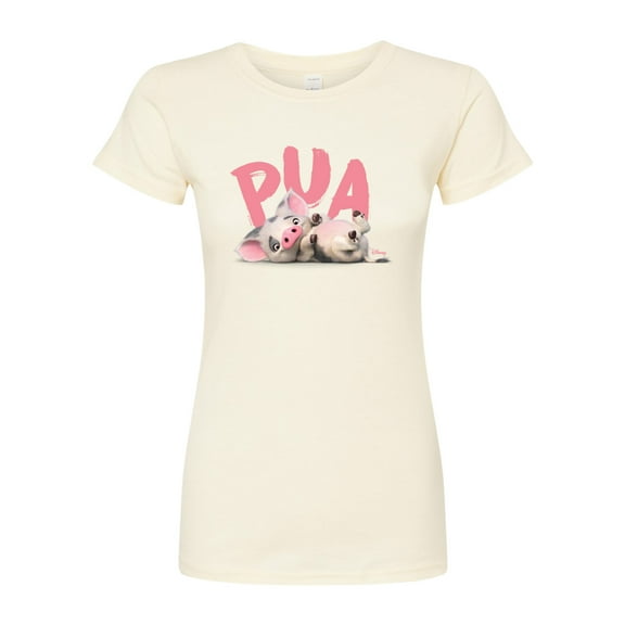Disney - Pua The Pig - Juniors Fitted Graphic T-Shirt