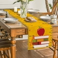 thumbnail image 5 of Floleo Watercolor Book Print Table Runner, 183cm Classroom Dining Tablecloth, Literary Style Decorative Flag for Home Party and Study Desk, 5 of 8
