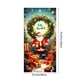 thumbnail image 3 of Seyotauo Merry Christmas Door Cover 72 x 35 Inch Xmas Tree Santa Snowman Fireplace Printed Door Hanging Cover Large Banner Background for Front Porch Outdoor Sign Holiday Party Decorations, 3 of 6