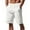 #White, variant on DPTALR George Men's Linen Shorts, Casual Lightweight Drawstring Shorts Elastic Waist Short Pants with Pockets #Navy Big and Tall Men L