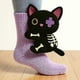 thumbnail image 1 of Novelty Cartoon Animal Socks - Christmas Gifts: Cat & Deer Warm Winter Socks for Girls & Women, 1 of 1
