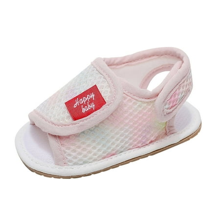 

niuredltd girls open toe mesh shoes first walkers shoes summer toddler breathable lightweight flat sandals size 12